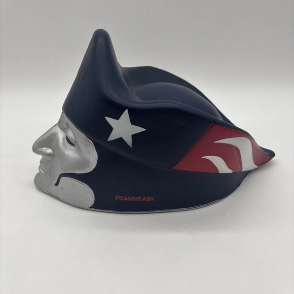 New England Patriots Foamheads Styrofoam Hat 90s-2000s Y2K NFL - Picture 4 of 8